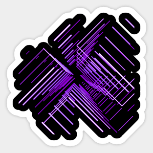 Galaxy space geometric II Sticker